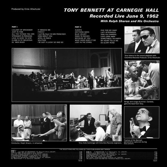 Tony Bennett At Carnegie Hall (2LP)