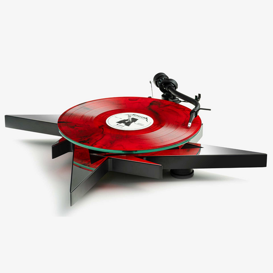 Turntable Pro-ject Metallica Limited Edition (Clamp and dustcover not included)