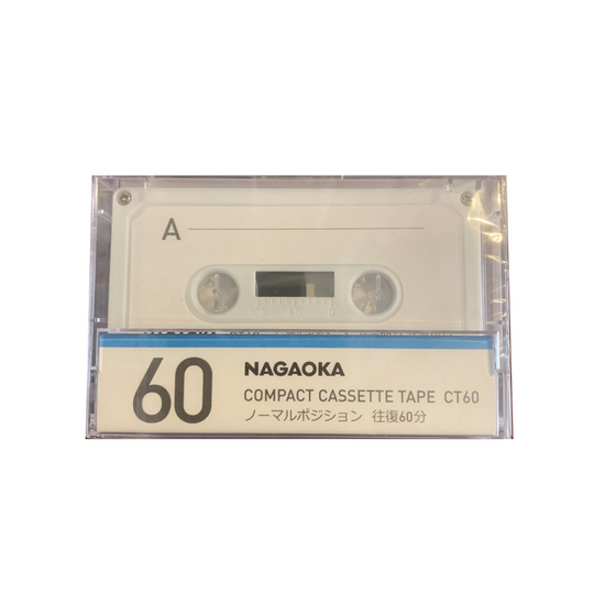 Unrecorded Cassette tape NAGAOKA CT60
