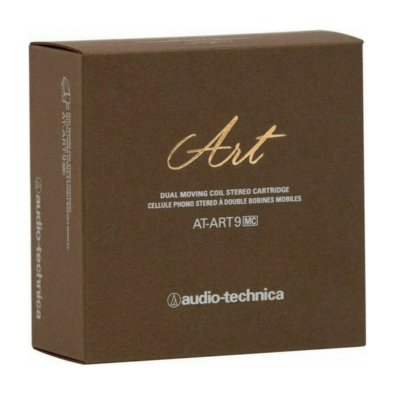 <tc>Cellule MC d'occasion Audio Technica AT-ART9 MC</tc>