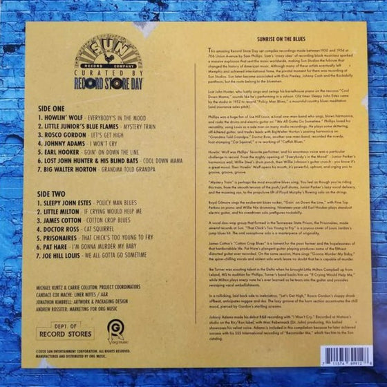 <transcy>Various Artists - Sunrise On The Blues Sun Records Curated By Record Store Day, Vol. 7</transcy>