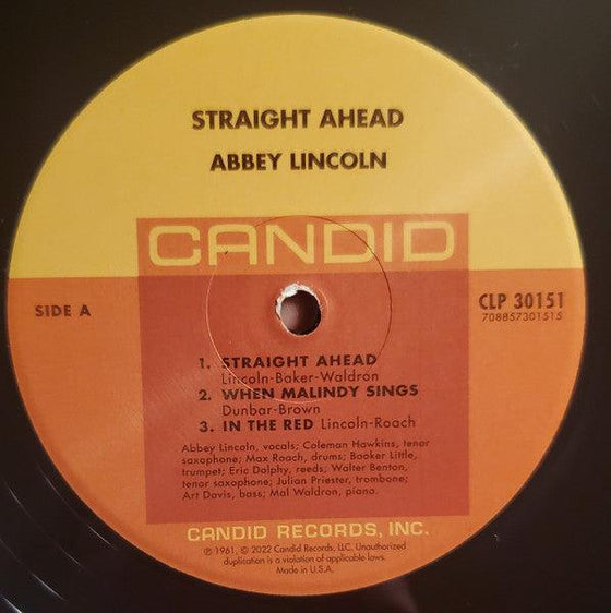 Abbey Lincoln - Straight Ahead (Candid) - AudioSoundMusic