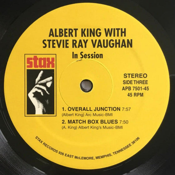Albert King With Stevie Ray Vaughan ‎– In Session (2LP, 45RPM) - AudioSoundMusic