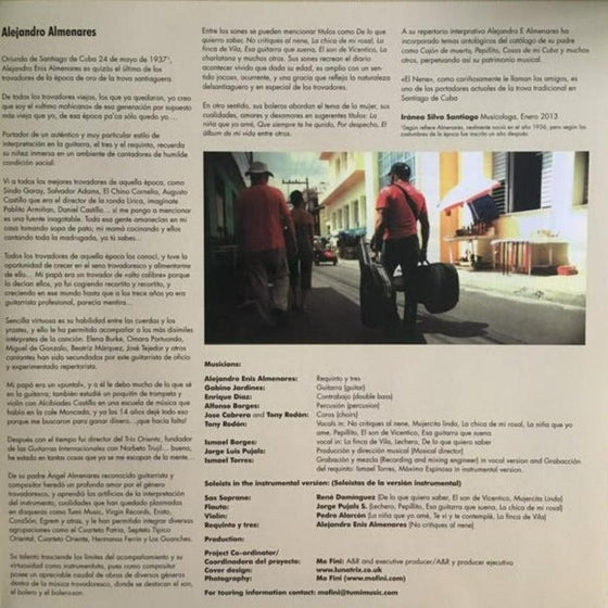 Alejandro Almenares - Casa de Trova – Cuba 50’s (2LP) - AudioSoundMusic