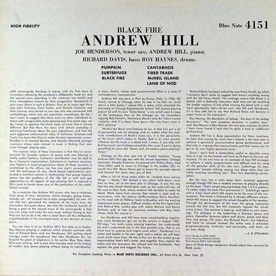 Andrew Hill - Black Fire – AudioSoundMusic