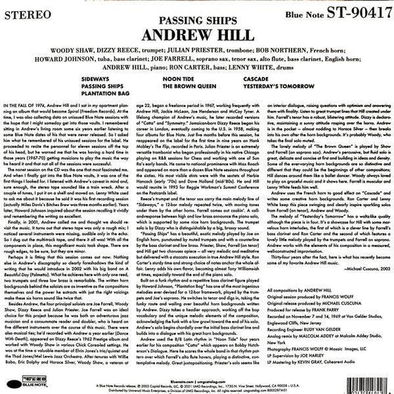 Andrew Hill - Passing Ships (2LP, 3 sides) - AudioSoundMusic