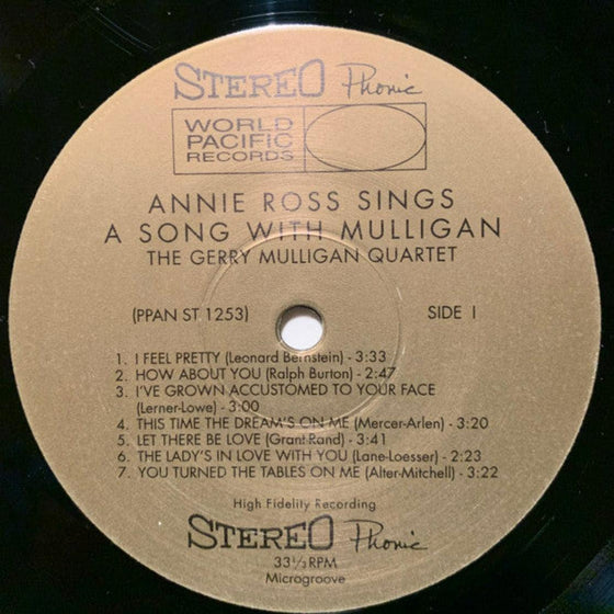 Annie Ross With The Gerry Mulligan Quartet – Sings A Song With Mulligan! (Mono & Stereo) - AudioSoundMusic