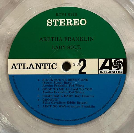 Aretha Franklin - Lady Soul (Clear vinyl) - AudioSoundMusic