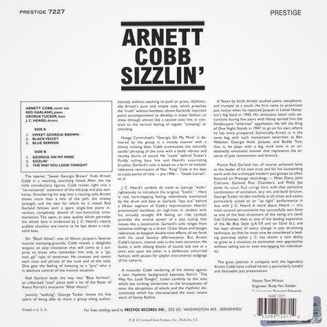 Arnett Cobb - Sizzlin' (2LP, 45RPM) - AudioSoundMusic