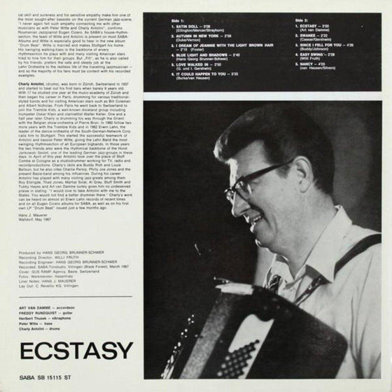 Art Van Damme - Ecstasy - AudioSoundMusic