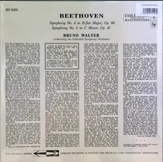 Beethoven - Symphonies N. 4 & 5 - Bruno Walter - AudioSoundMusic