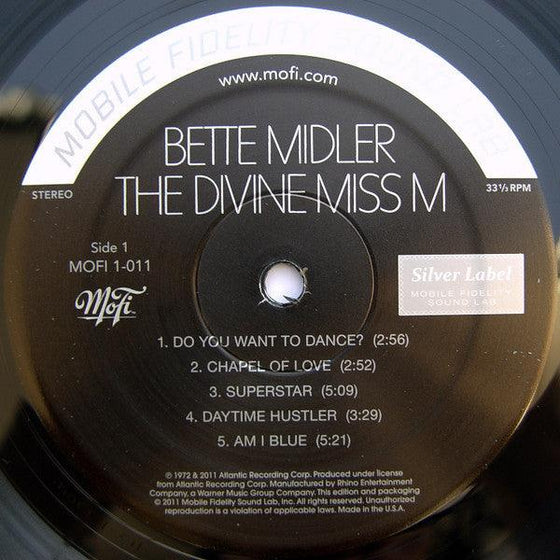 Bette Midler – The Divine Miss M (MOFI Silver Label, Ultra Analog) - AudioSoundMusic