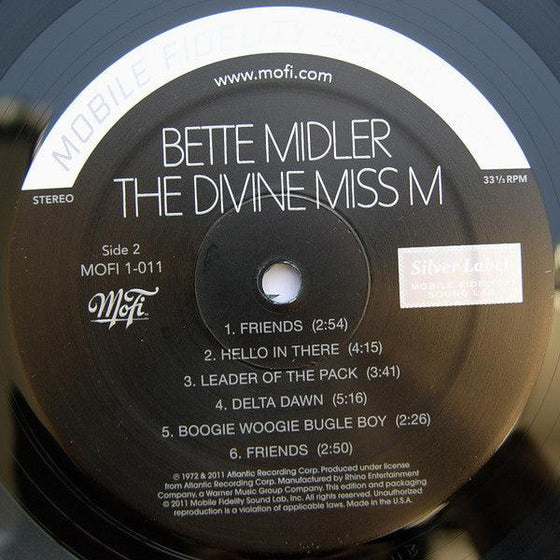 Bette Midler – The Divine Miss M (MOFI Silver Label, Ultra Analog) - AudioSoundMusic