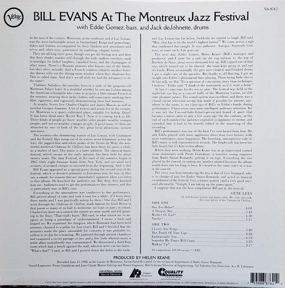 Bill Evans - At The Montreux Jazz Festival (2LPs, 45 RPM, 180g) - AudioSoundMusic