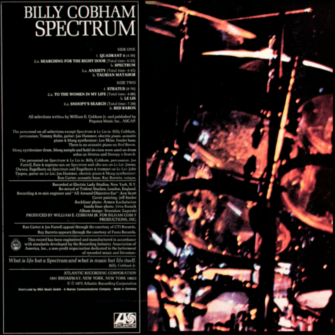 Billy Cobham - Spectrum (Translucent Red vinyl) – AudioSoundMusic
