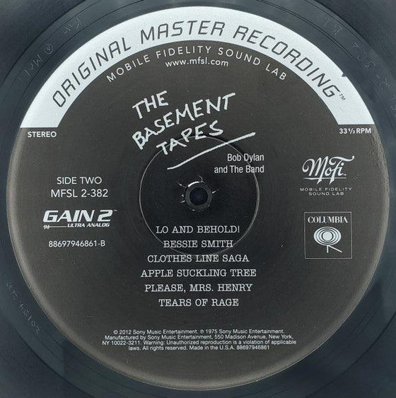 Bob Dylan & The Band – The Basement Tapes (2LP, Ultra Analog, Half-speed mastering) - AudioSoundMusic