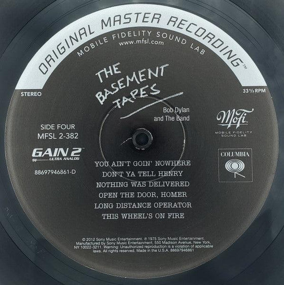 Bob Dylan & The Band – The Basement Tapes (2LP, Ultra Analog, Half-speed mastering) - AudioSoundMusic