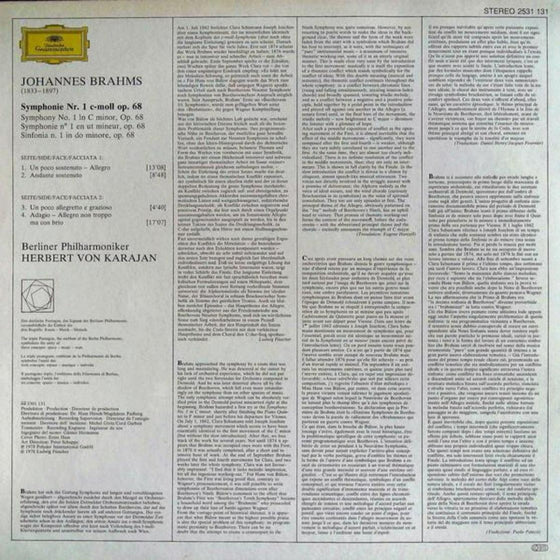 Brahms - Symphony N°1 – Herbert Von Karajan (Digital Recording) - AudioSoundMusic