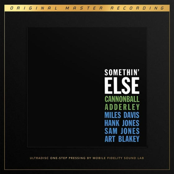 Cannonball Adderley - Somethin' Else (2LP, 45RPM, Box set, 1STEP, SuperVinyl) - AudioSoundMusic