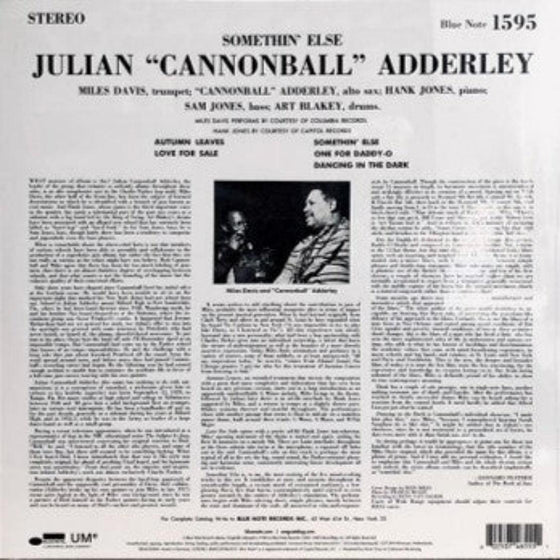 Cannonball Adderley - Somethin' Else - AudioSoundMusic