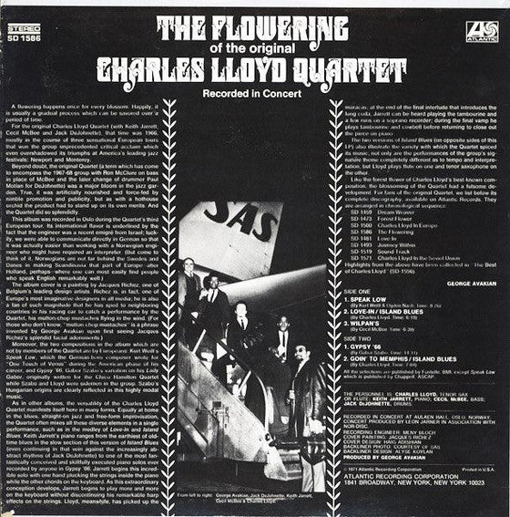 Charles Lloyd Quartet - The Flowering - AudioSoundMusic