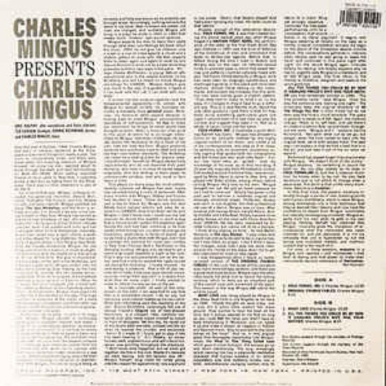Charles Mingus - Presents Charles Mingus (Pure Pleasure) - AudioSoundMusic