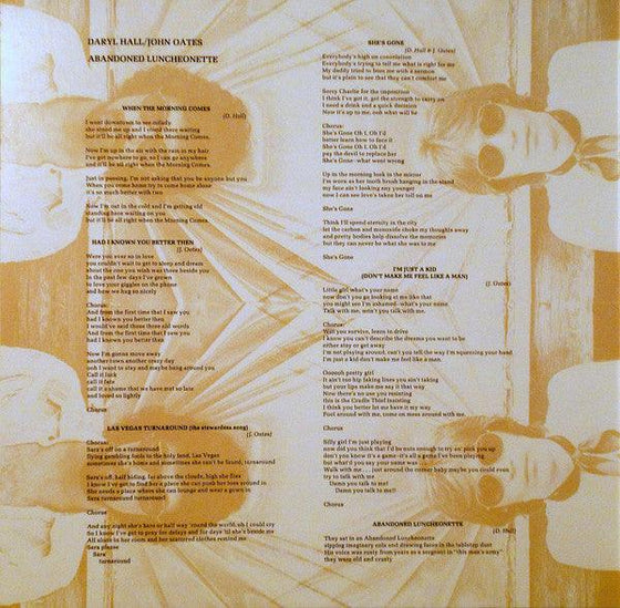Daryl Hall & John Oates - Abandoned Luncheonette (Translucent Red vinyl) - AudioSoundMusic