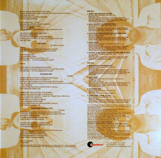 Daryl Hall & John Oates - Abandoned Luncheonette (Translucent Red vinyl) - AudioSoundMusic