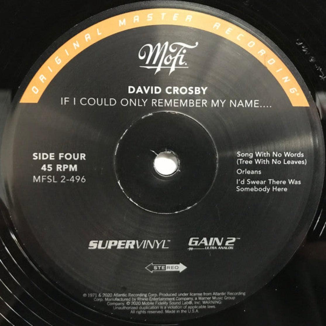 David Crosby – If I Could Only Remember My Name. – CD