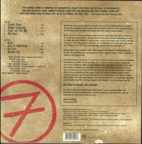 David Hillyard And The Rocksteady 7 ‎– United Front - AudioSoundMusic