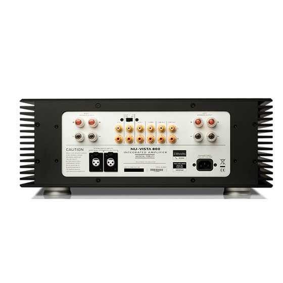 Demo Integrated amplifier MUSICAL FIDELITY NU-VISTA 800 Silver - AudioSoundMusic