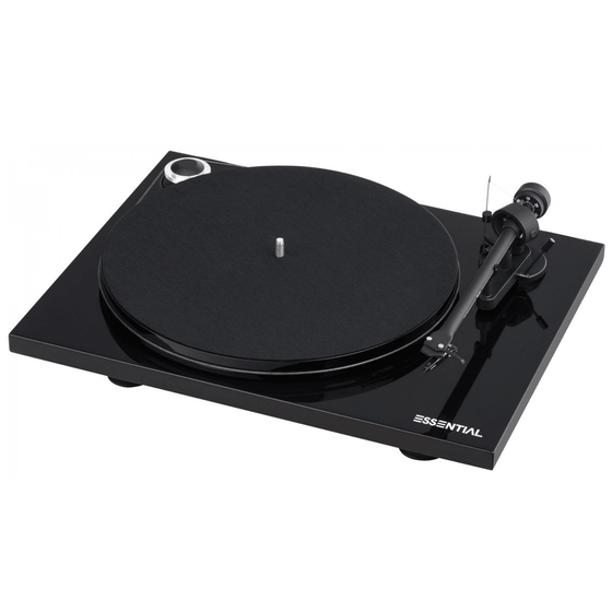 Demo Turntable Pro-ject Essential III SB with Phono Cartridge Ortofon OM 5E - AudioSoundMusic