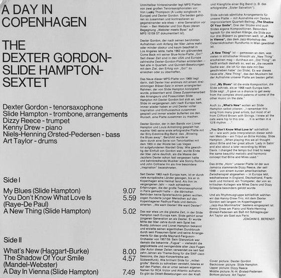 Dexter Gordon - A Day In Copenhagen - AudioSoundMusic