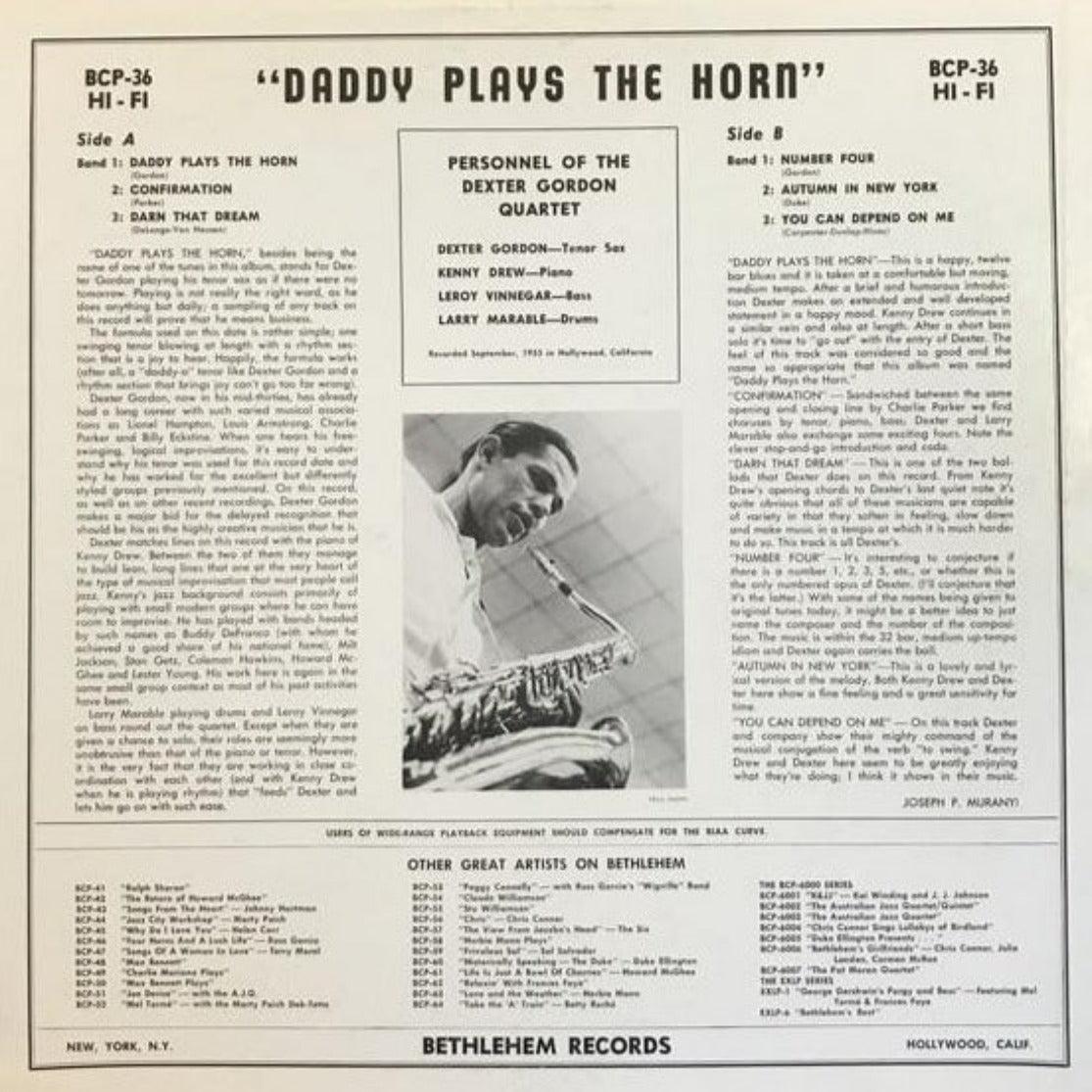 Dexter Gordon - Daddy Plays The Horn (Mono) – AudioSoundMusic
