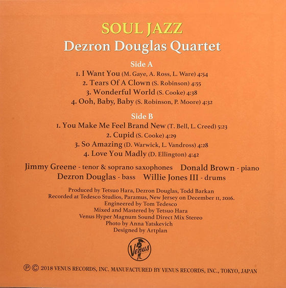 Dezron Douglas Quartet - Soul Jazz (Japanese edition) - AudioSoundMusic