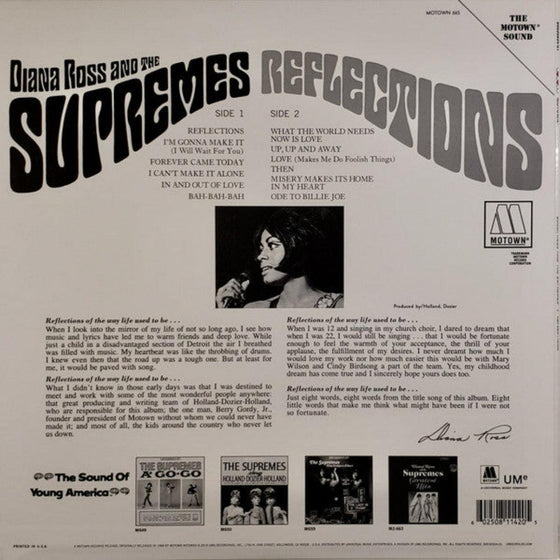 Diana Ross and The Supremes – Reflections (Mono) - AudioSoundMusic