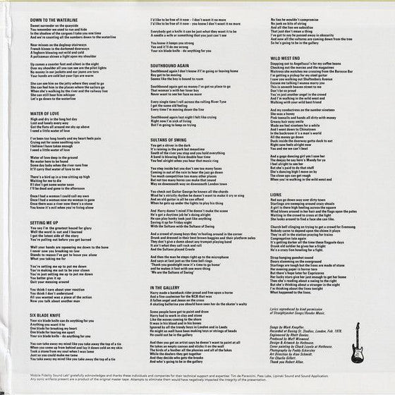 Dire Straits - Dire Straits (2LP, Ultra Analog, Half-speed Mastering, 45 RPM) - AudioSoundMusic