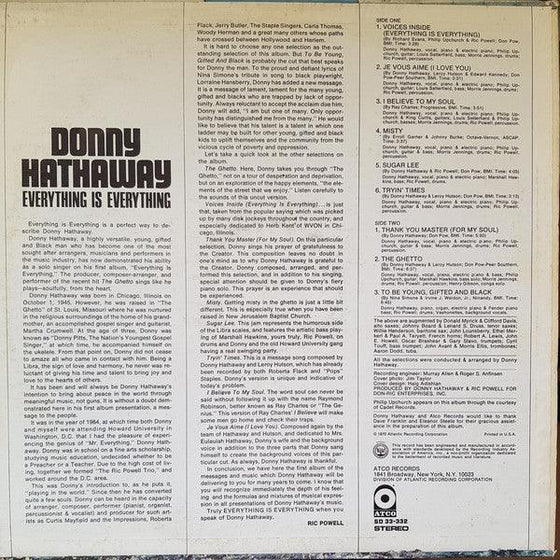 Donny Hathaway - Everything Is Everything - AudioSoundMusic