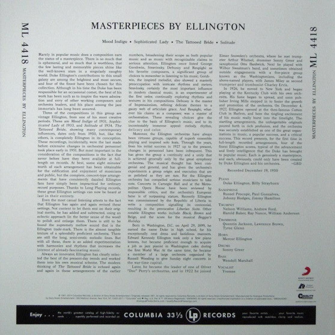 Duke Ellington - Masterpieces (1LP, 33RPM, Mono, Analogue
