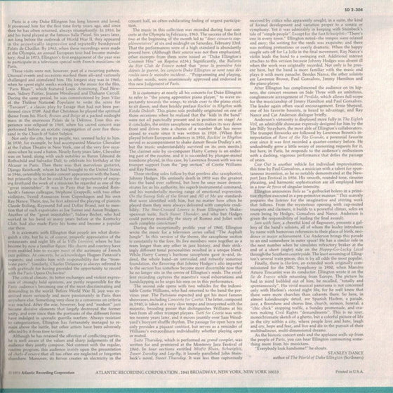 Duke Ellington - The Great Paris Concert (2LP) - AudioSoundMusic