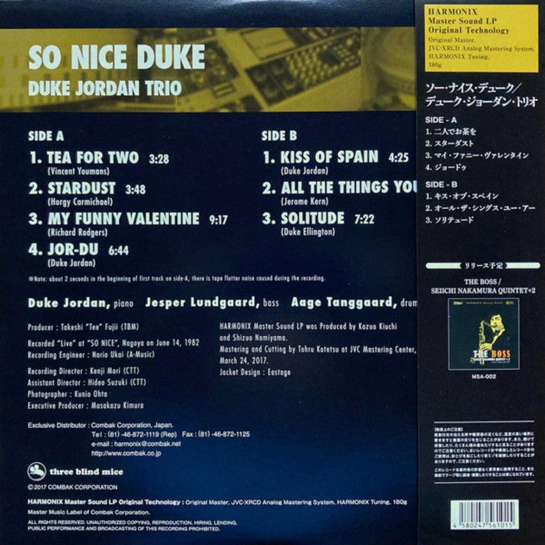 Duke Jordan Trio – So Nice Duke (Japanese Edition) – AudioSoundMusic