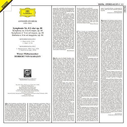 Dvorak - Symphony N°8 - Herbert von Karajan (Digital Recording) - AudioSoundMusic