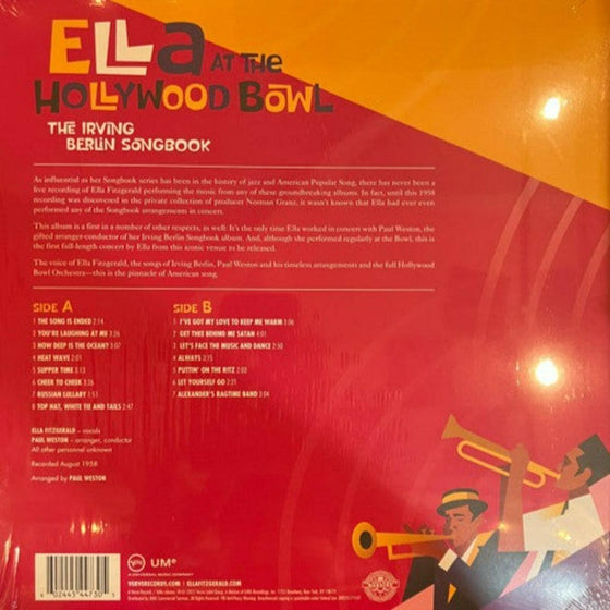 Ella Fitzgerald – Ella at the Hollywood Bowl - The Irving Berlin Songbook - AudioSoundMusic