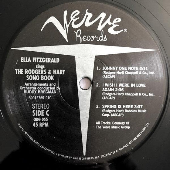 Ella Fitzgerald – Sings The Rodgers And Hart Song Book Volume 1 (2LP, 45RPM) - AudioSoundMusic