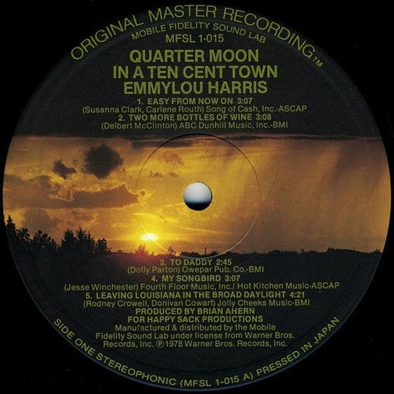 Emmylou Harris – Quarter Moon In A Ten Cent Town (Half-speed Mastering, SuperVinyl) - AudioSoundMusic