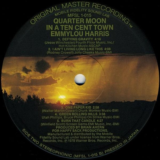 Emmylou Harris – Quarter Moon In A Ten Cent Town (Half-speed Mastering, SuperVinyl) - AudioSoundMusic