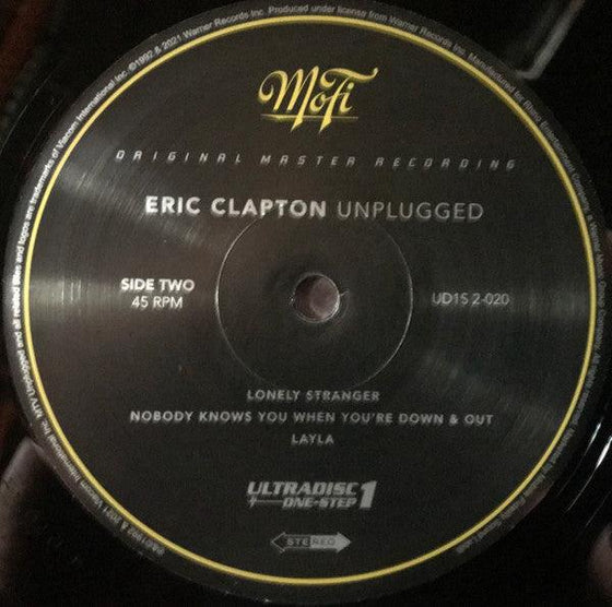 Eric Clapton - Unplugged (2LP, Box set, 1STEP, 45 RPM, SuperVinyl) - AudioSoundMusic