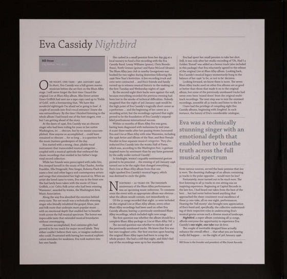 Eva Cassidy - Nightbird (4LP) - AudioSoundMusic