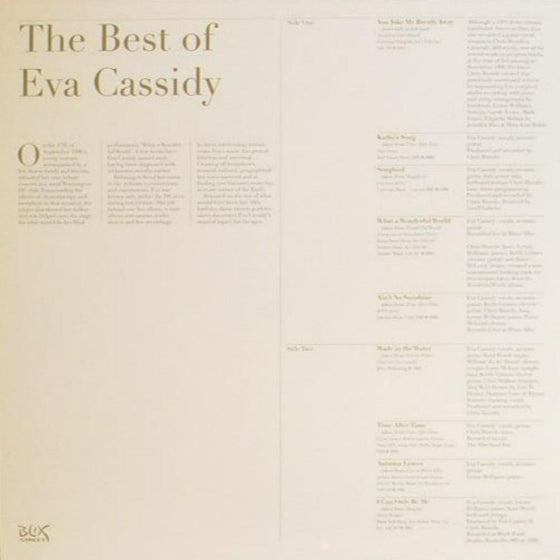 Eva Cassidy - The Best Of Eva Cassidy (2LP) - AudioSoundMusic