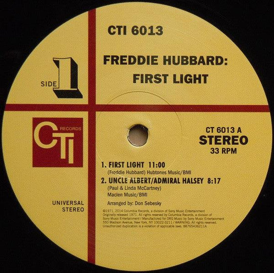 Freddie Hubbard – First Light (ORG Music) - AudioSoundMusic